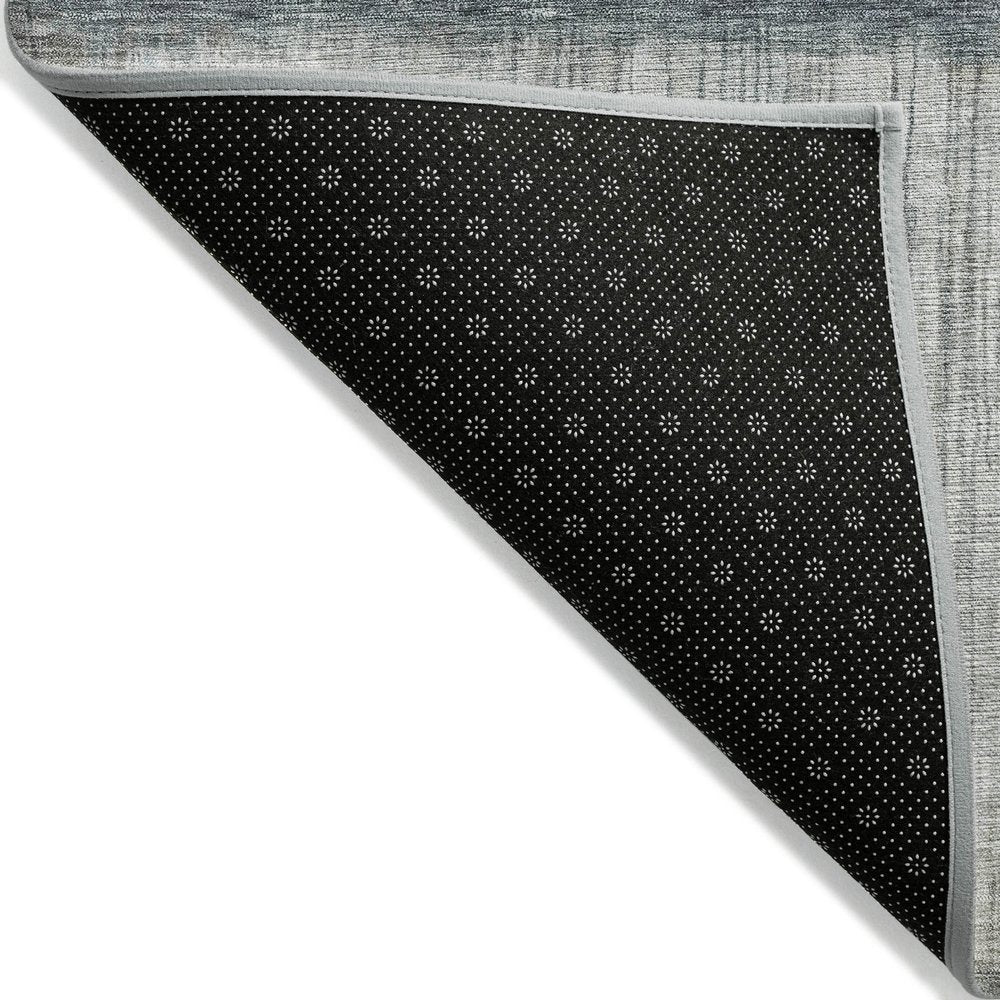 8' X 10' Blue And Gray Abstract Washable Indoor Outdoor Area Rug HomeRoots