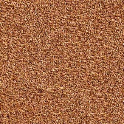 17" X 29" Natural And Red Hello Outdoor Coir Door Mat