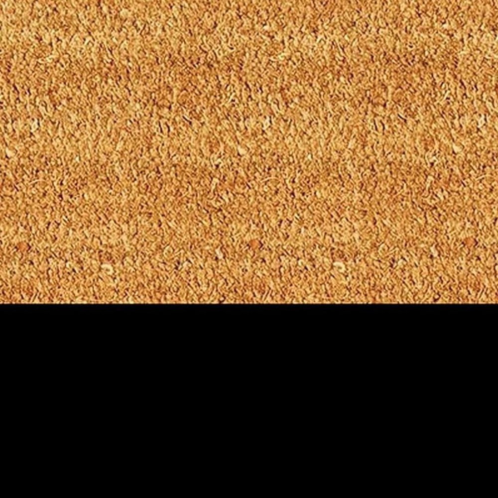 24" X 36" Natural And Black Color Block Hello Outdoor Coir Door Mat — view 15