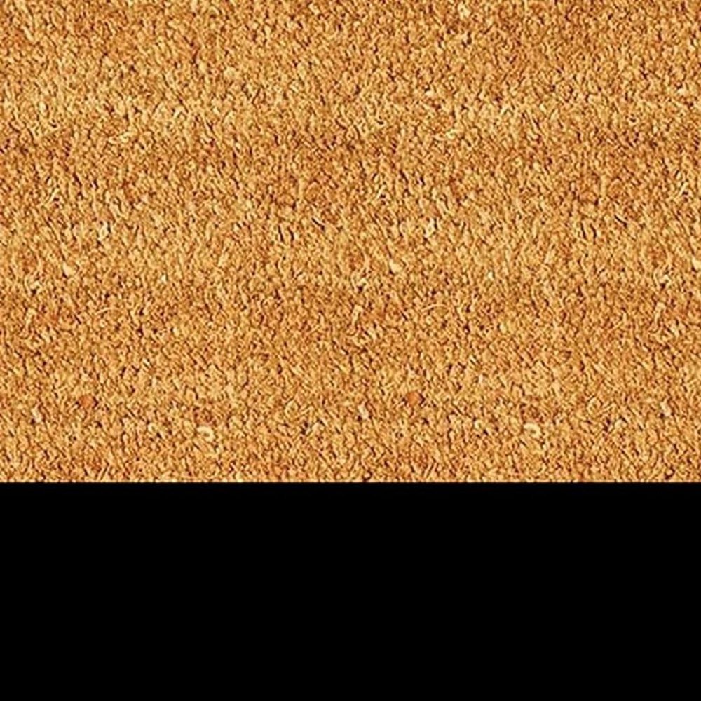 24" X 36" Natural And Black Color Block Hello Outdoor Coir Door Mat — view 11