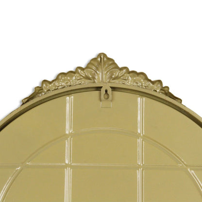 34" Gold Metal Arch Accent Mirror HomeRoots