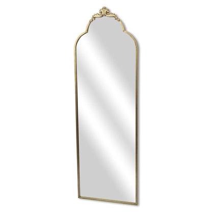65" Gold Metal Arch Full Length Hanging Mirror HomeRoots