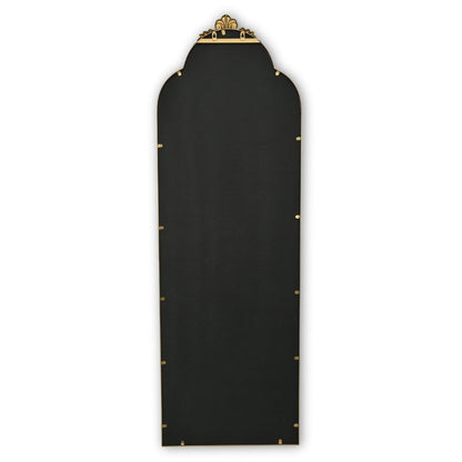 65" Gold Metal Arch Full Length Hanging Mirror HomeRoots