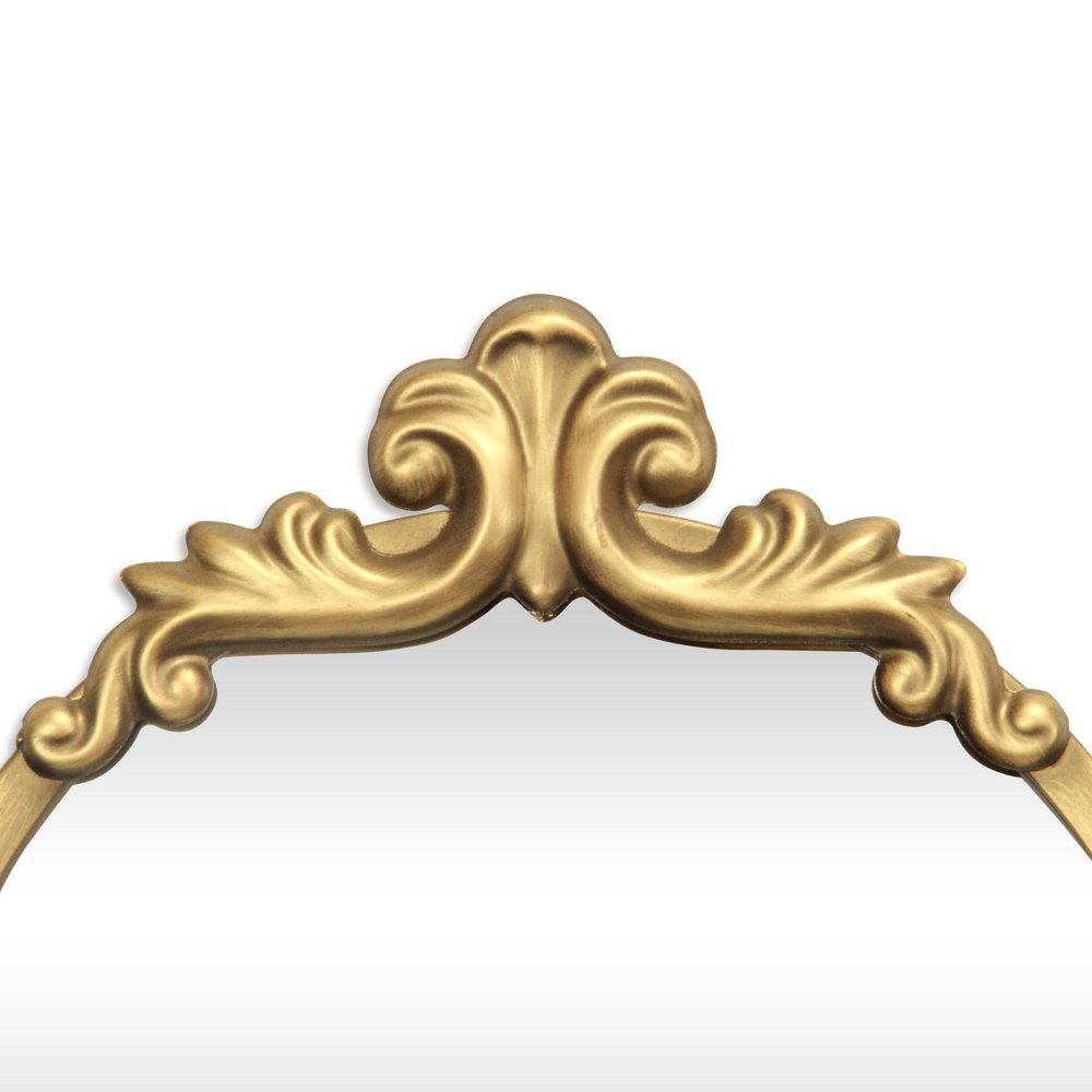 65" Gold Metal Arch Full Length Hanging Mirror HomeRoots