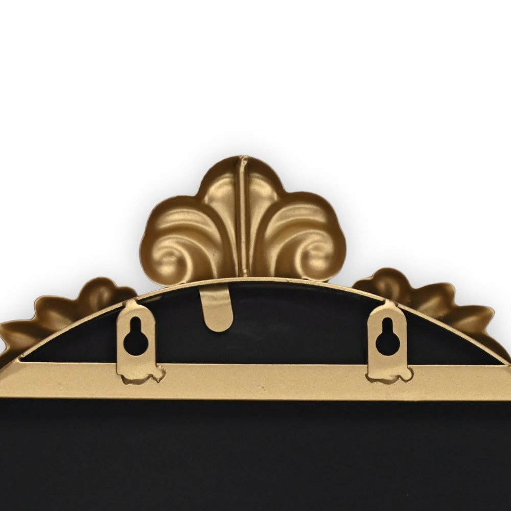 65" Gold Metal Arch Full Length Hanging Mirror — view 7