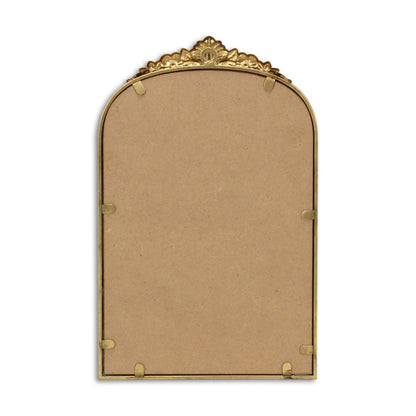 16" Gold Metal Arch Accent Mirror HomeRoots