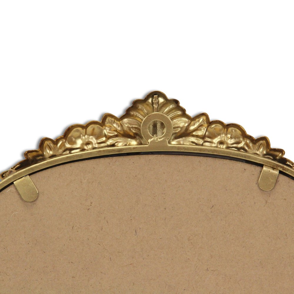 16" Gold Metal Arch Accent Mirror HomeRoots