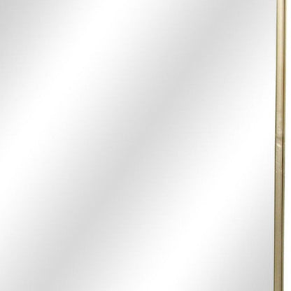30" Gold Metal Accent Mirror HomeRoots