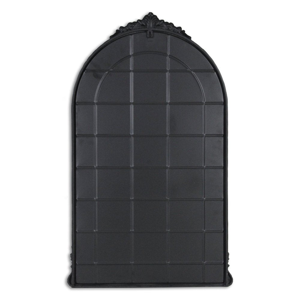 34" Black Metal Arch Accent Mirror — view 5