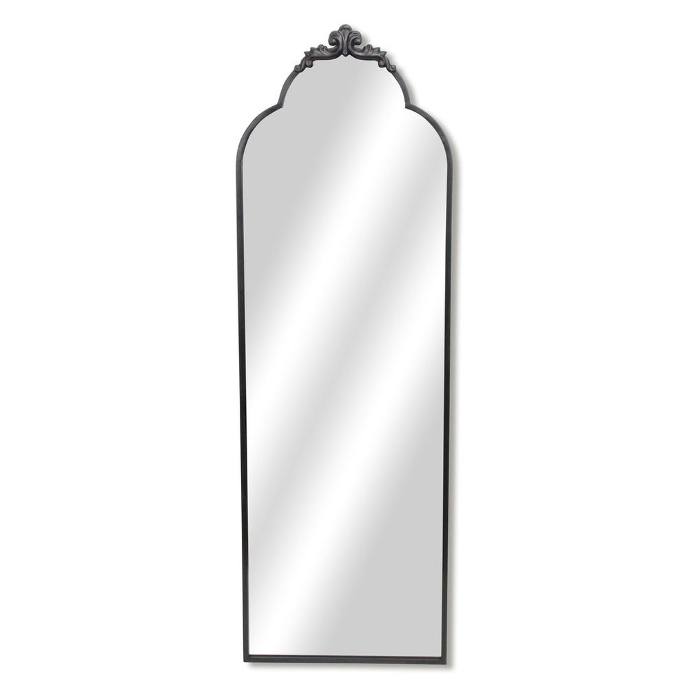 65" Black Metal Arch Full Length Hanging Mirror HomeRoots