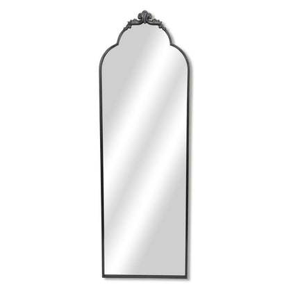 65" Black Metal Arch Full Length Hanging Mirror HomeRoots