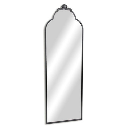 65" Black Metal Arch Full Length Hanging Mirror HomeRoots