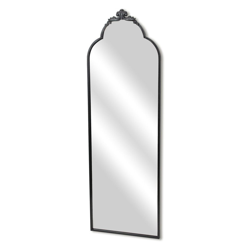 65" Black Metal Arch Full Length Hanging Mirror HomeRoots