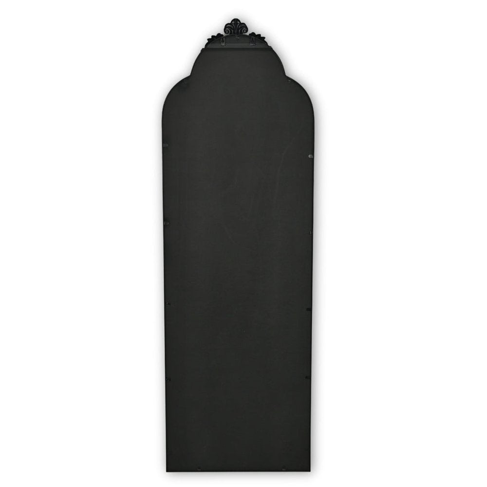 65" Black Metal Arch Full Length Hanging Mirror HomeRoots