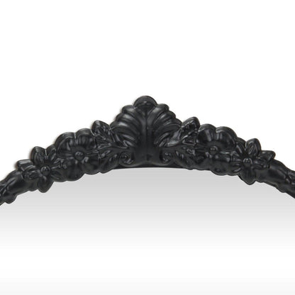 16" Black Metal Arch Accent Mirror HomeRoots