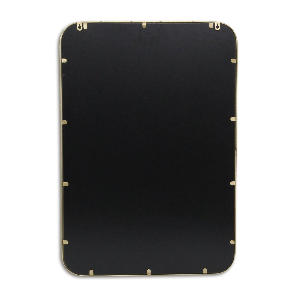 32" Gold Metal Beaded Accent Mirror HomeRoots
