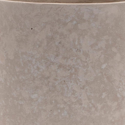 7" Beige Recycled Paper Urn Table Vase HomeRoots