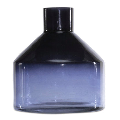6" Blue Ombre Glass Round Table Vase HomeRoots