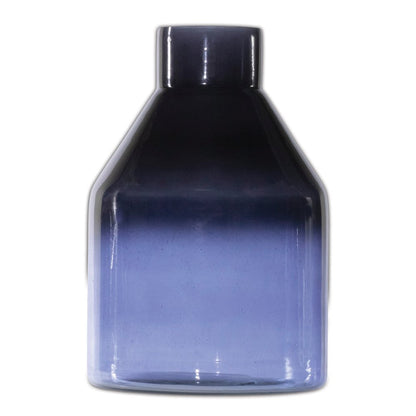 7" Blue Ombre Glass Cylinder Table Vase HomeRoots