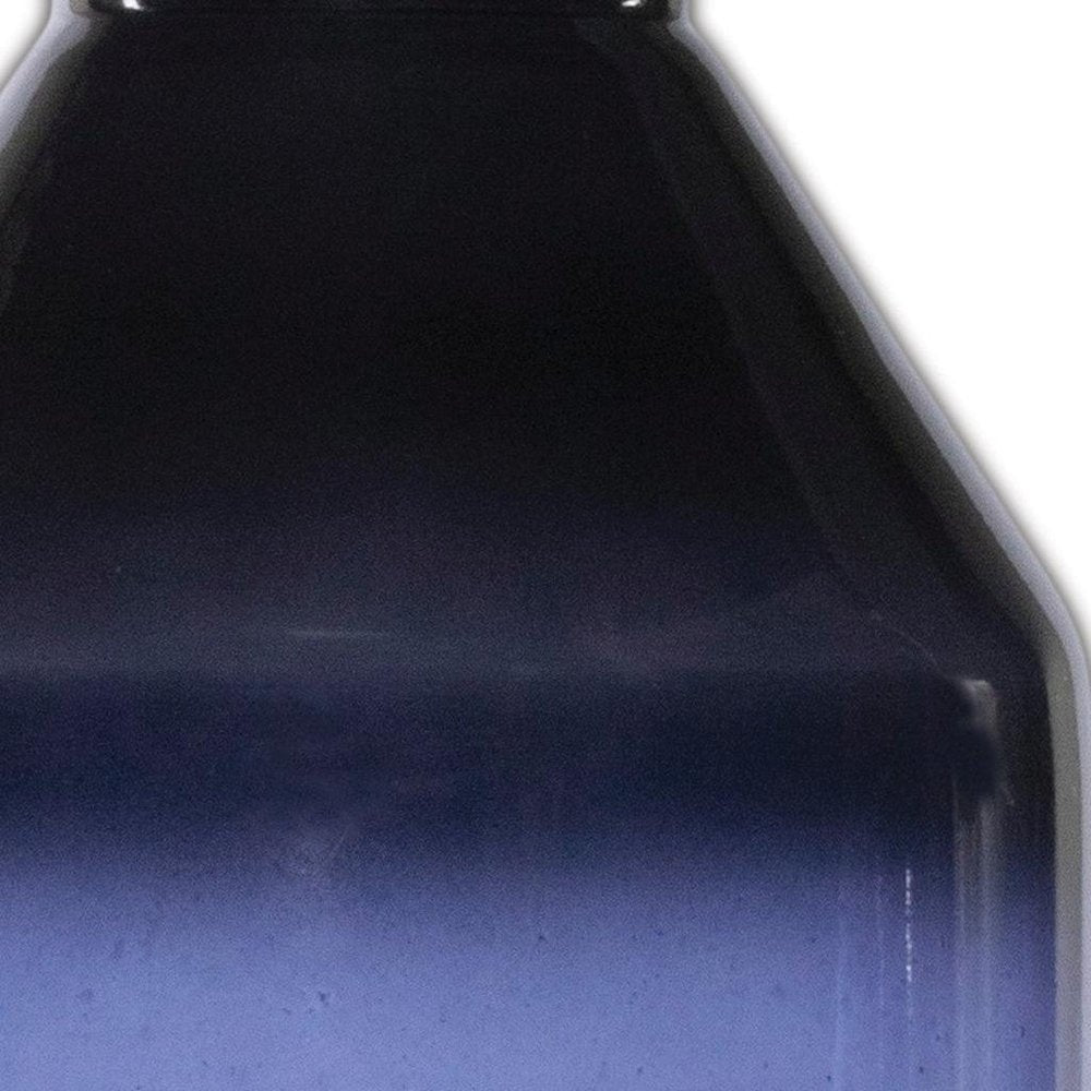 7" Blue Ombre Glass Cylinder Table Vase HomeRoots