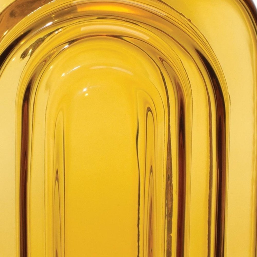 10" Amber Glass Table Vase HomeRoots