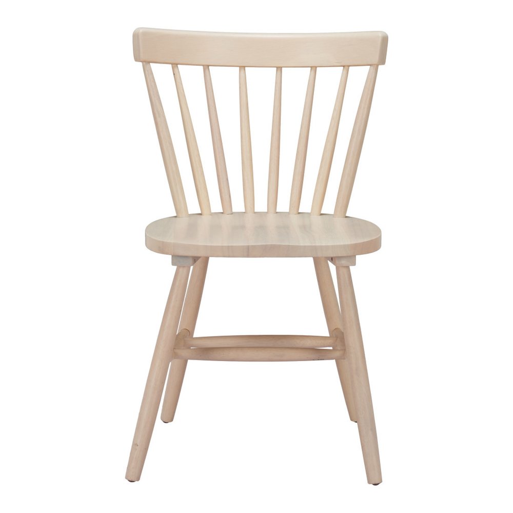 Set of Two Black Solid Wood Windsor Back Dining Side Chairs — view 5