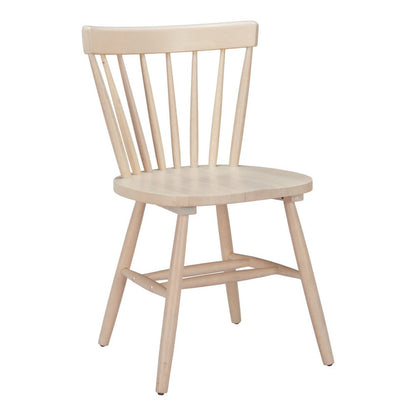 Set of Two Black Solid Wood Windsor Back Dining Side Chairs HomeRoots