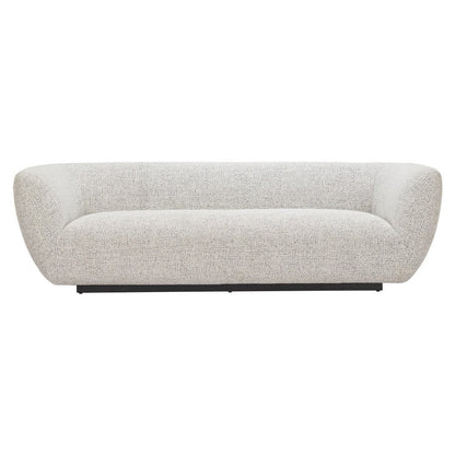 96" Gray Upholstered Sofa HomeRoots