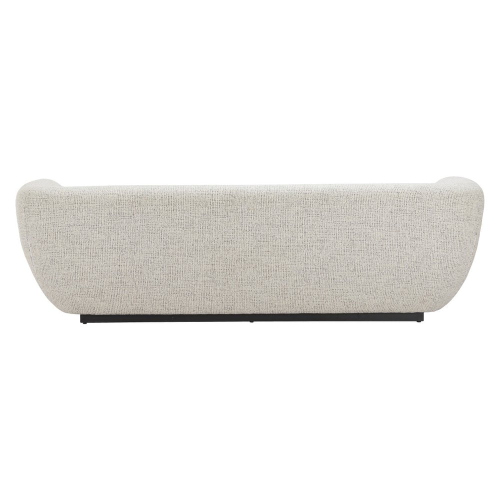 96" Gray Upholstered Sofa HomeRoots