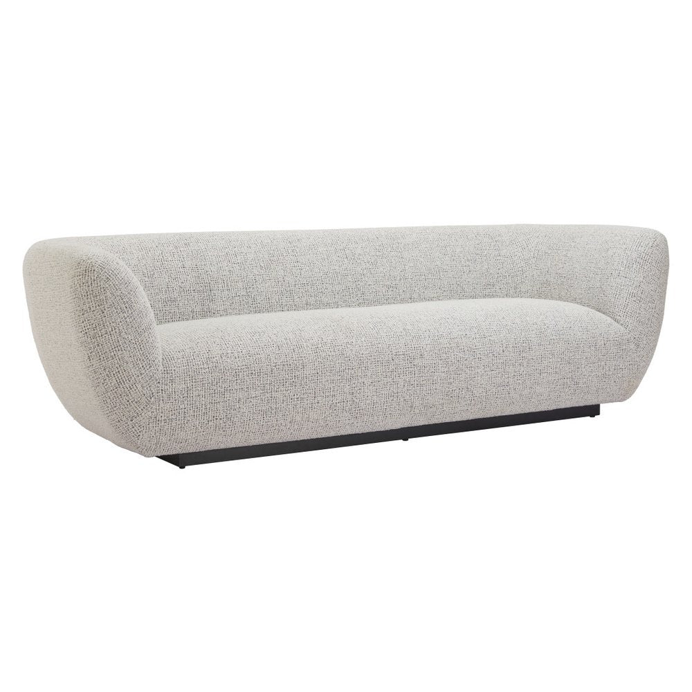 96" Gray Upholstered Sofa HomeRoots