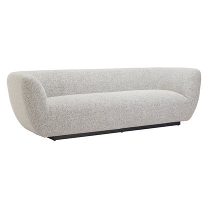 96" Gray Upholstered Sofa HomeRoots
