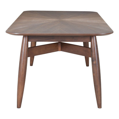 78" Espresso Solid Wood Dining Table HomeRoots