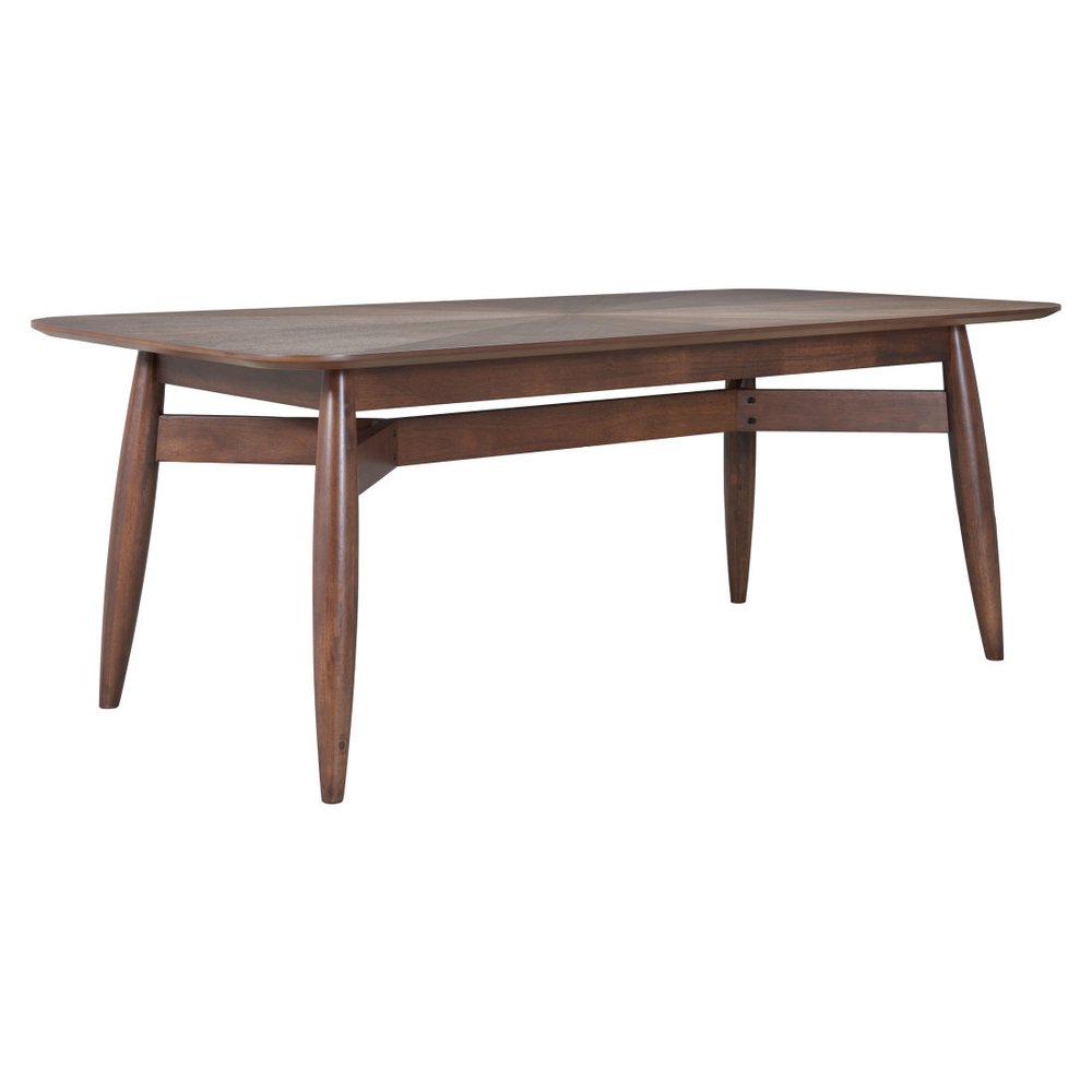 78" Espresso Solid Wood Dining Table HomeRoots