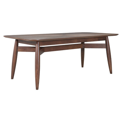 78" Espresso Solid Wood Dining Table HomeRoots