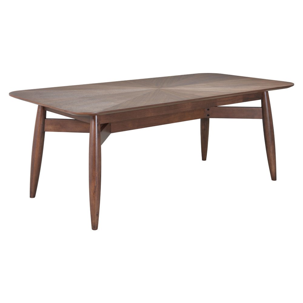 78" Espresso Solid Wood Dining Table HomeRoots