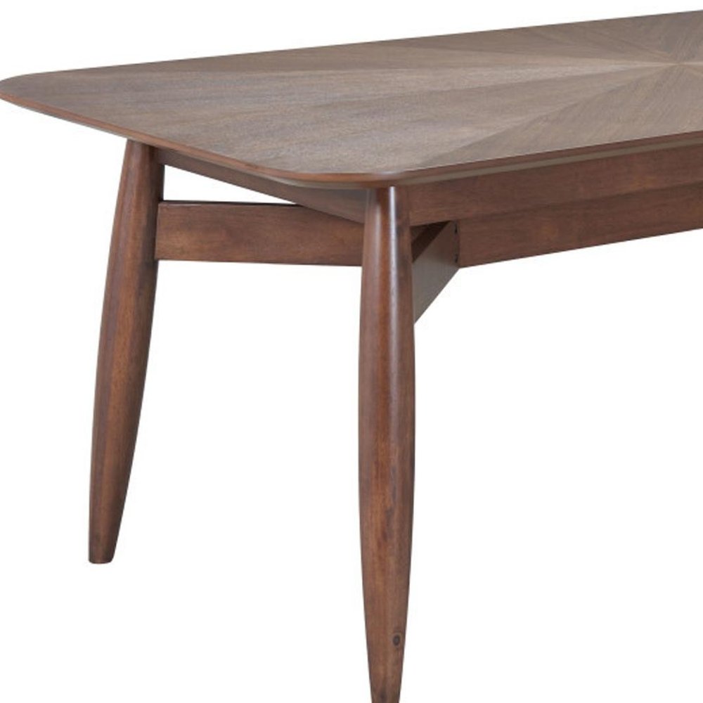 78" Espresso Solid Wood Dining Table HomeRoots
