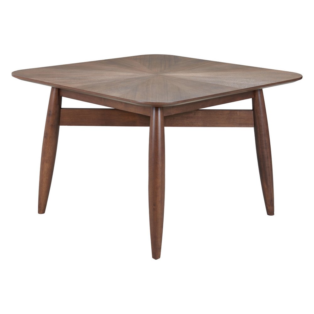 46" Espresso Solid Wood Square Dining Table HomeRoots