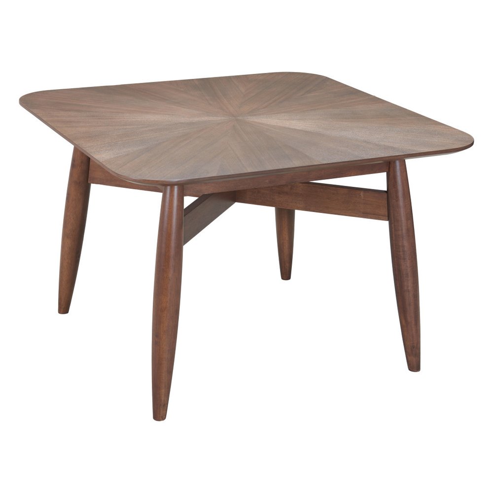 46" Espresso Solid Wood Square Dining Table HomeRoots