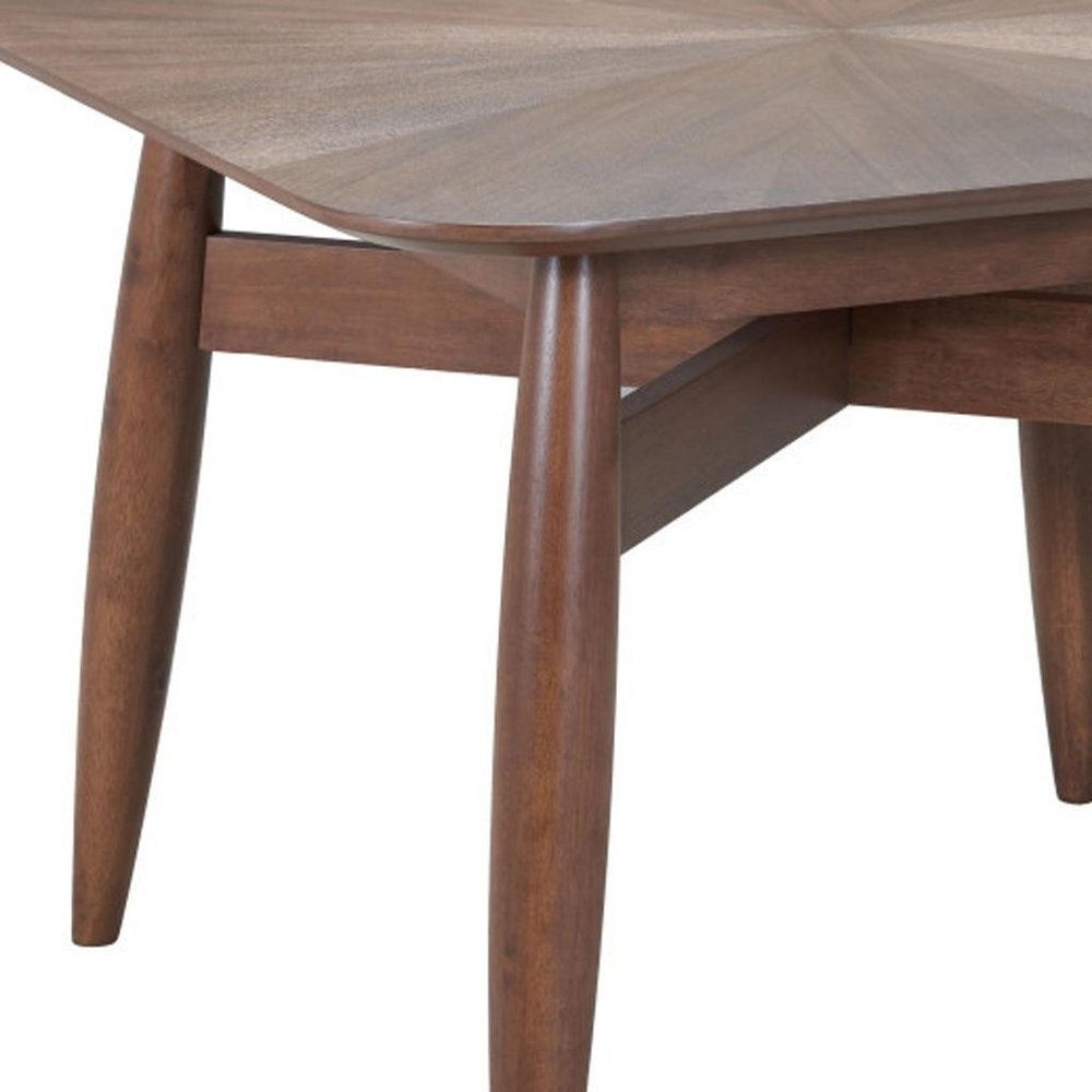 46" Espresso Solid Wood Square Dining Table HomeRoots