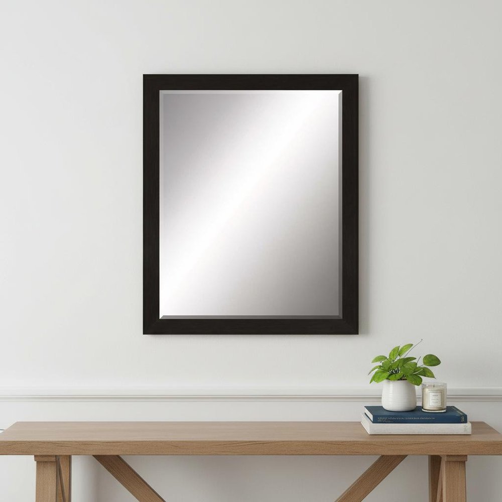 33" Dark Brown Accent Mirror — view 5