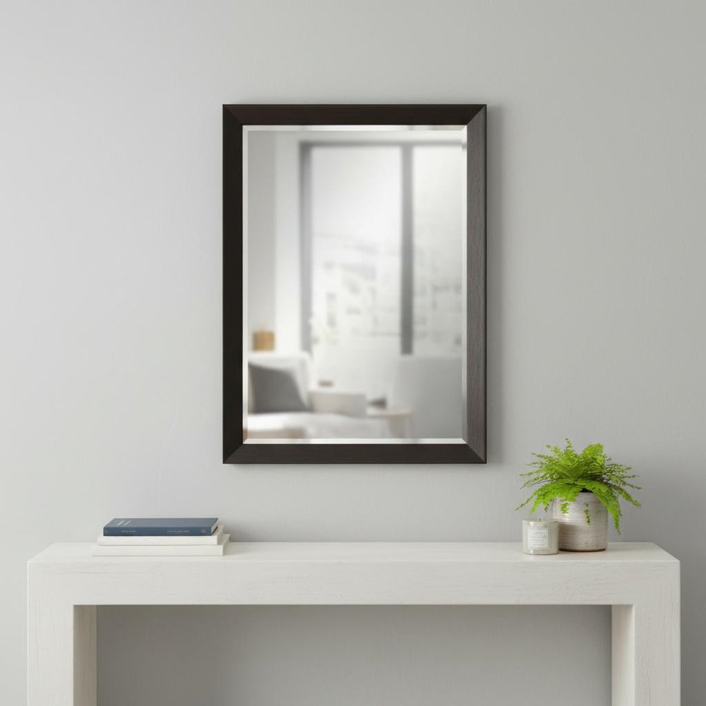 41" Dark Brown Accent Mirror — view 6