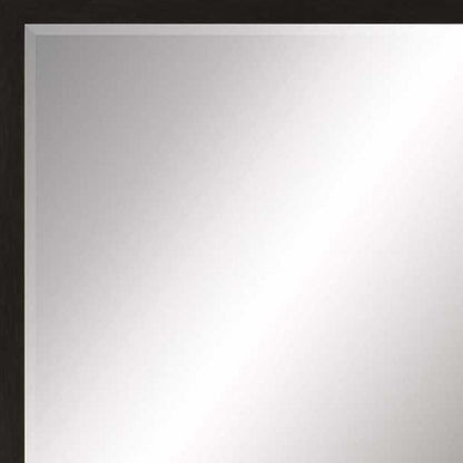 45" Dark Brown Framed Accent Mirror