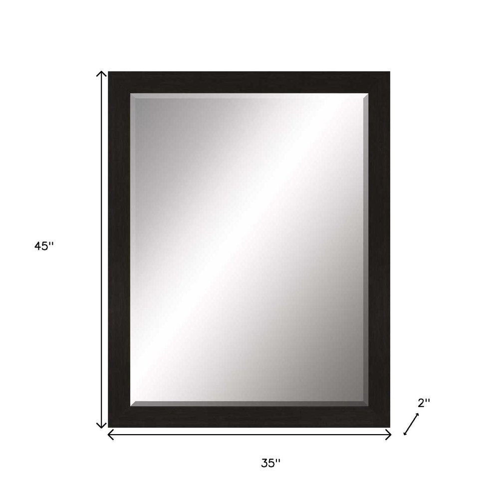 45" Dark Brown Framed Accent Mirror — view 6