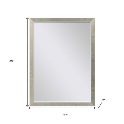39" Gold Accent Mirror