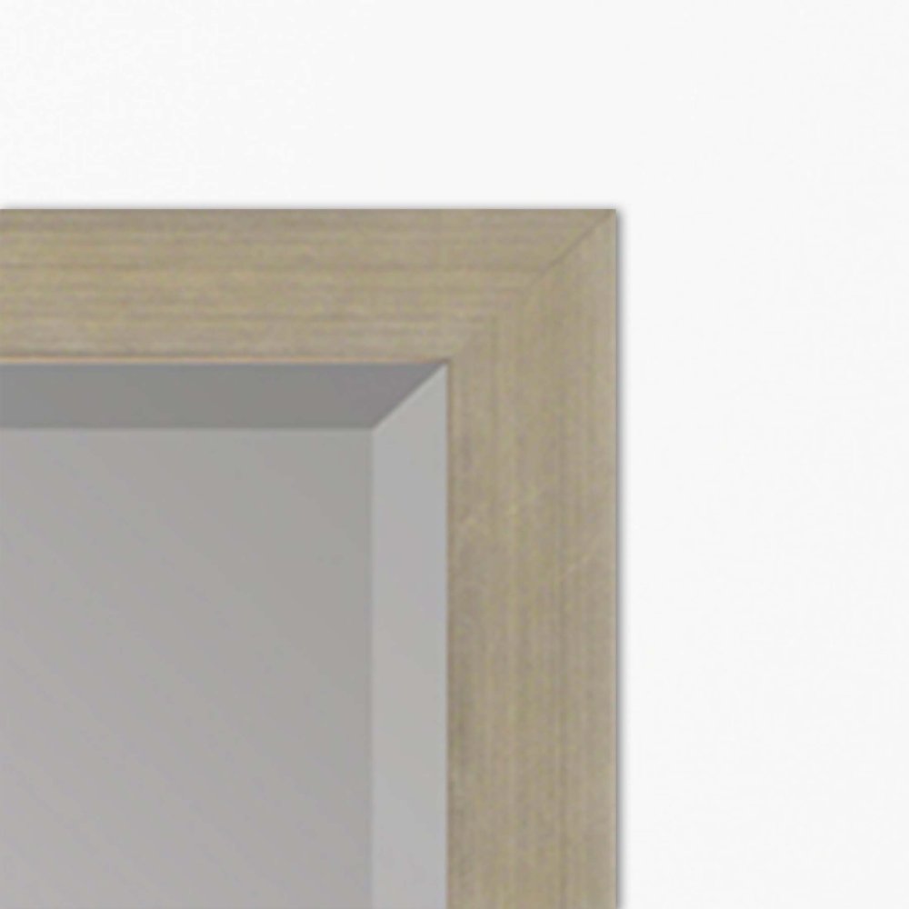 31" Silver Wood Accent Mirror — view 1
