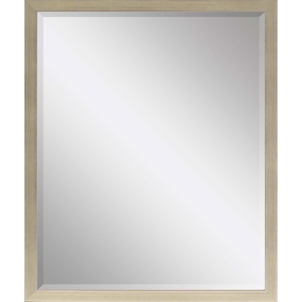 31" Silver Wood Accent Mirror — view 2