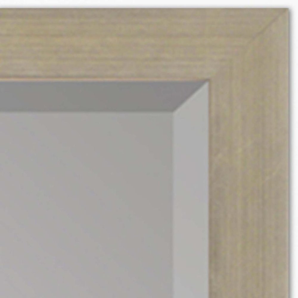 31" Silver Wood Accent Mirror — view 3