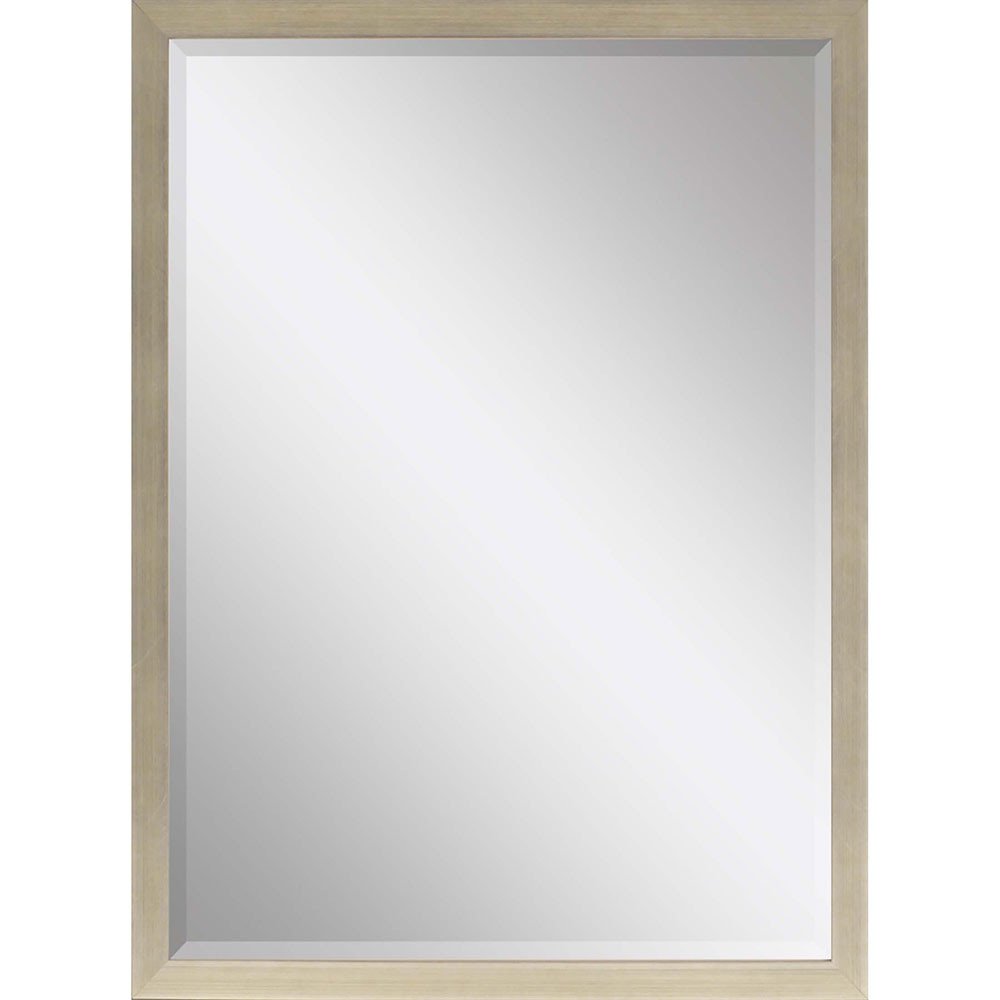 39" Silver Solid Wood Framed Accent Mirror — view 2