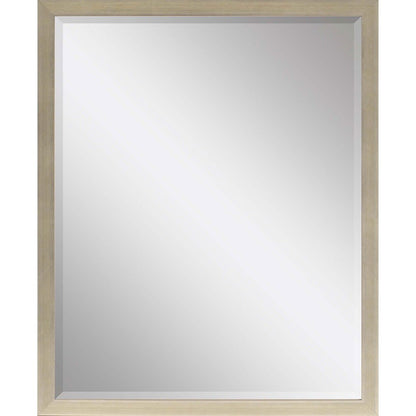 43" Silver Wood Accent Mirror