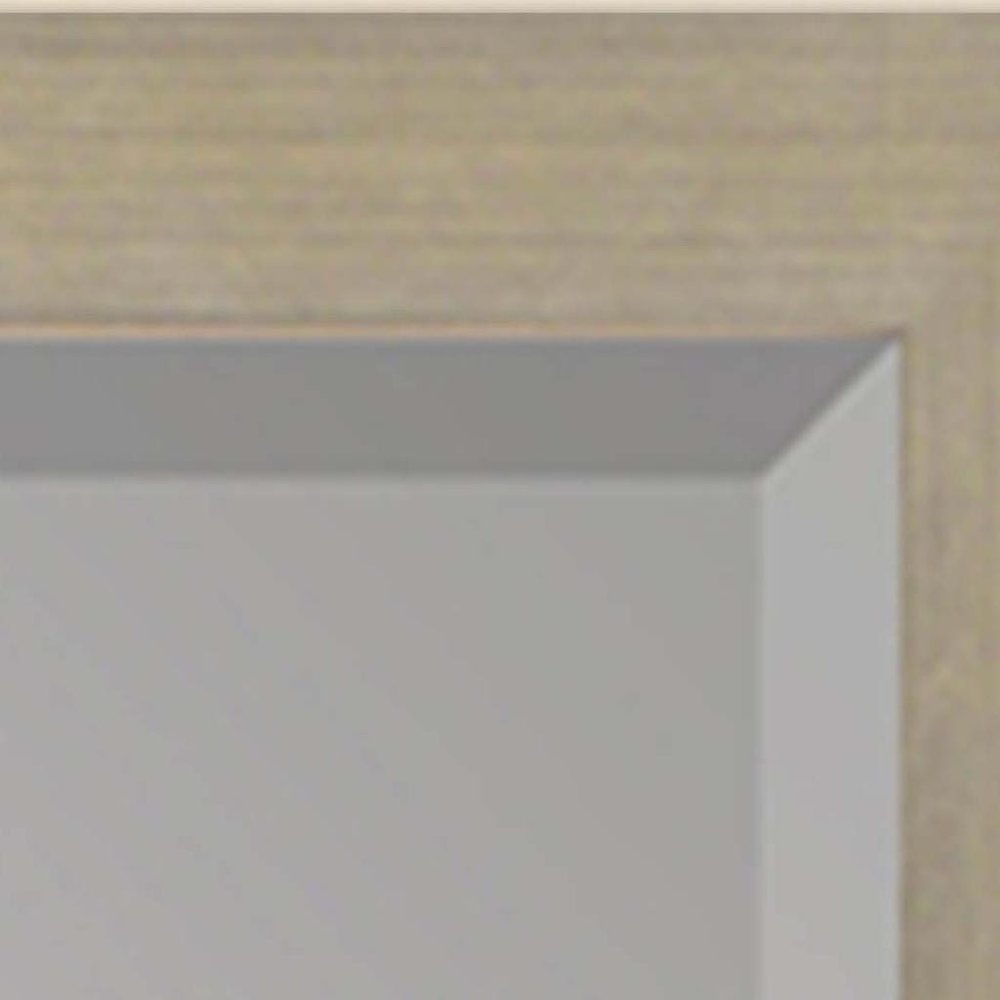 43" Silver Wood Accent Mirror — view 3